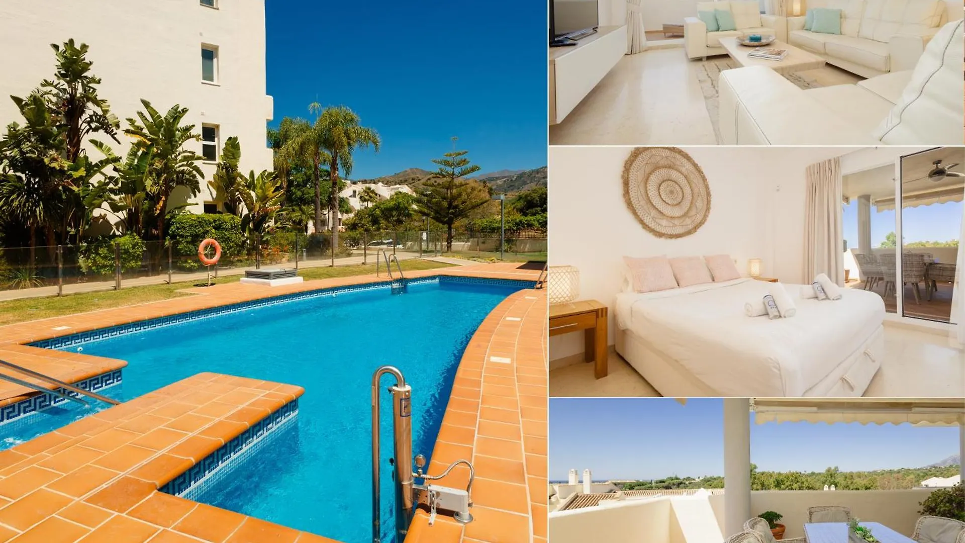 Apartment With Pool And Private Terrace With Sea Views In Elviria