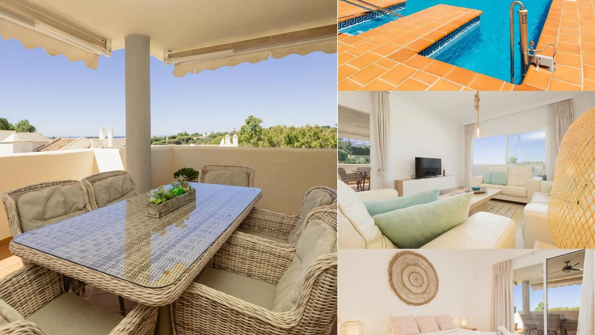 Apartment With Pool And Private Terrace With Sea Views In Elviria